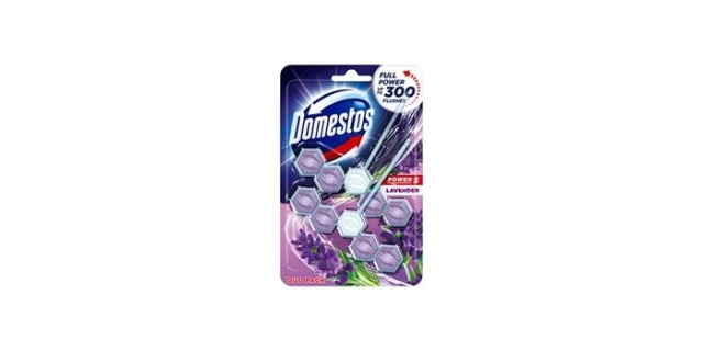 Domestos Power 5 Toilet Rim Block Lavender 2x50g                                                                                                                                                                                                          