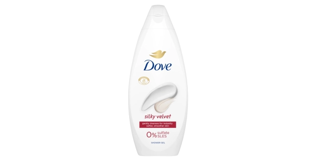 Dove Shower Gel Silky Velvet 250ml                                                                                                                                                                                                                        