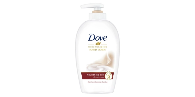 Dove Liquid Hand Wash Pump Silk 250ml                                                                                                                                                                                                                     