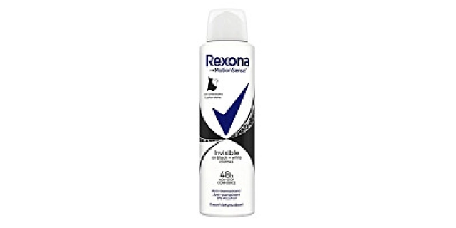Rexona Invisible on Black & White Clothes Antiperspirant Spray 150ml                                                                                                                                                                                      