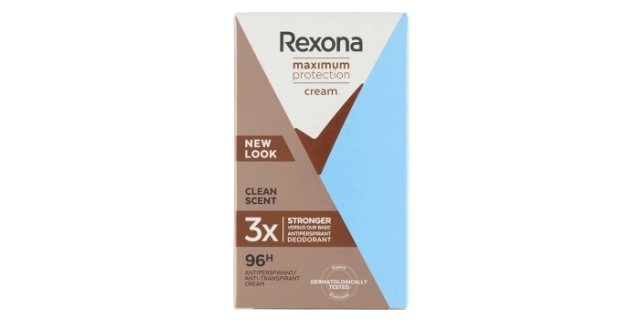 Rexona Maximum Protection Antiperspirant Cream Stick Clean Scent 45ml                                                                                                                                                                                     
