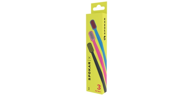 Zubní kartáček 3429 X soft, 3pack                                                                                                                                                                                                                         