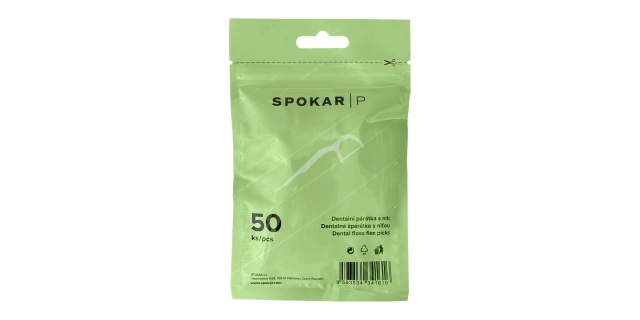 Dentální párátka s nití P sáček 50ks                                                                                                                                                                                                                      