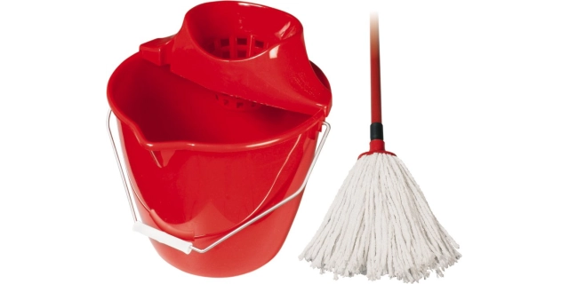 Úklid. soupr. - mop bavlněný 160g, červená                                                                                                                                                                                                                