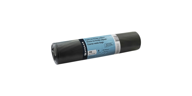 Pytle na hrubý odpad 110L - 5 ks, LDPE, extra silné                                                                                                                                                                                                       