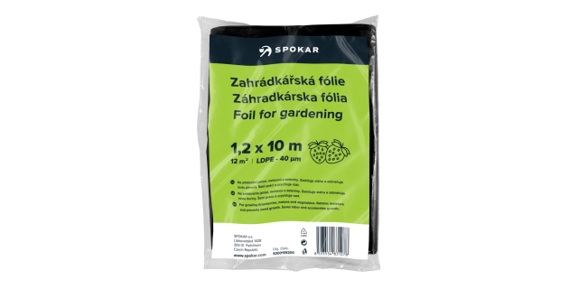 Zahrádkářská fólie 1,2x10m LDPE 40MY                                                                                                                                                                                                                      