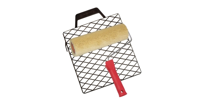 Soupr.: Plyš žlutozelený 240mm, drž. 6mm, mřížka                                                                                                                                                                                                          