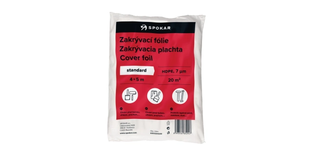 Zakrývací fólie 4x5m HDPE-7MY                                                                                                                                                                                                                             