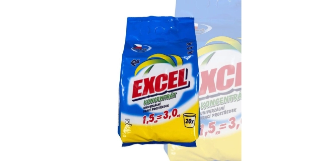 Excel prací prášek 1,5 Kg 20 PD                                                                                                                                                                                                                           