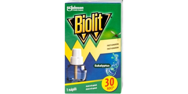 Biolit elektrický odpařovač s tekutou náplní eukalyptus 30 nocí 21ml                                                                                                                                                                                      