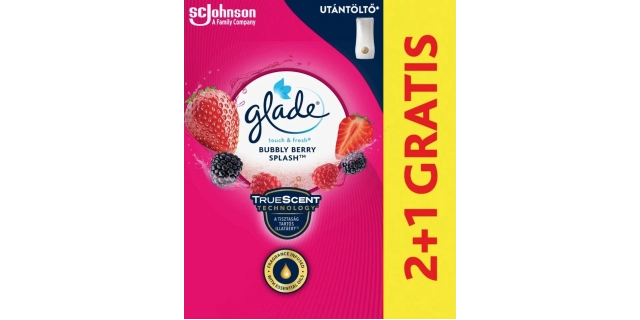 Glade Touch&Fresh náplň 2+1 Bubble Berry Splash 3 x 10 ml                                                                                                                                                                                                 