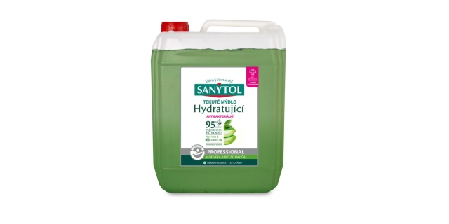 Sanytol antb. mýdlo 95% přír.složení hydratující  Professional 5l kanystr                                                                                                                                                                                 