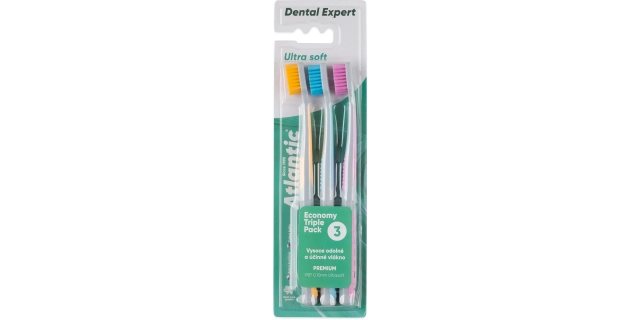 ATLANTIC Triple pack Dental Expert 6580 Ultra soft 0.1mm                                                                                                                                                                                                  
