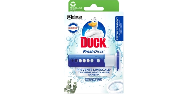 Duck Fresh Discs - čistič WC Active Eucalyptus 36 ml                                                                                                                                                                                                      