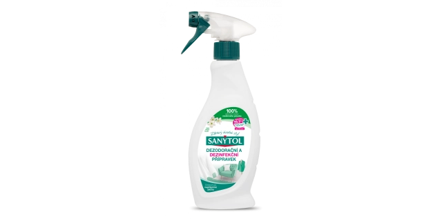 SANYTOL Dezodorační a dezinfekční přípravek na tkaniny 500 ml NEW                                                                                                                                                                                         