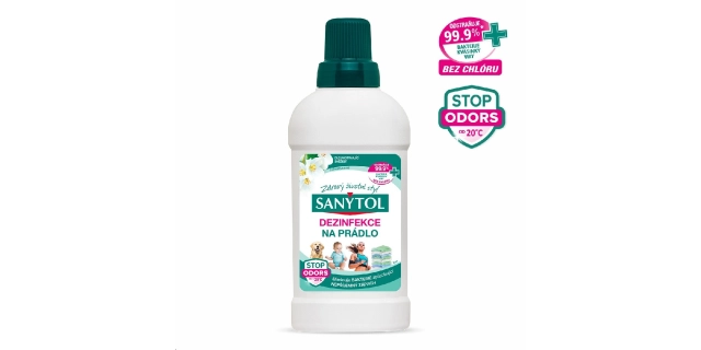 SANYTOL Dezinfekce na prádlo bílé květy 500 ml NEW                                                                                                                                                                                                        