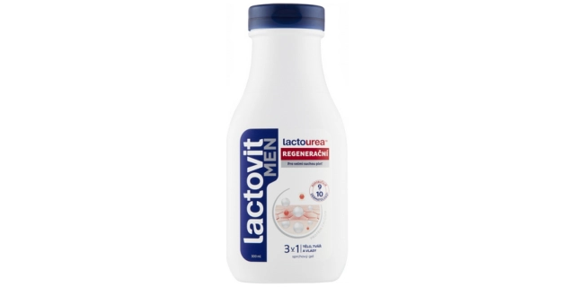 LACTOVIT MEN LACTOUREA 3v1 sprchový gel sensitive 300 ml                                                                                                                                                                                                  