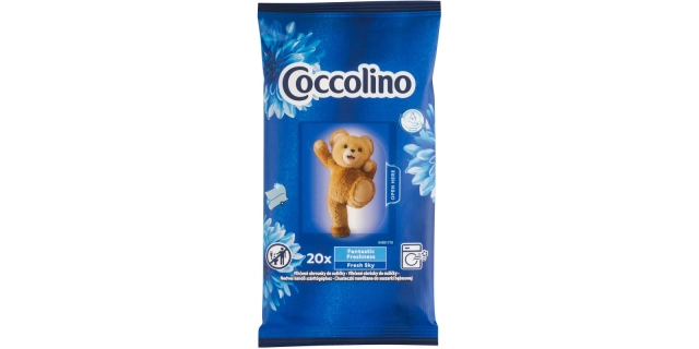 Coccolino ubrousky do sušičky Fresh Sky 20 ks                                                                                                                                                                                                             