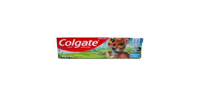 Colgate zubní pasta 50 ml KIDS Bubble Fruit 2-5 let                                                                                                                                                                                                       