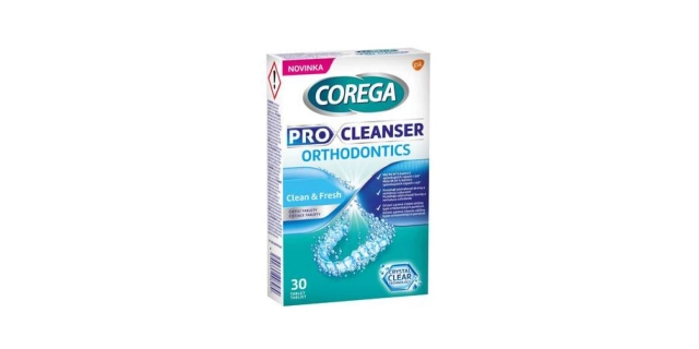 Corega tablety 30 ks Pro Cleanser Orthodontics                                                                                                                                                                                                            