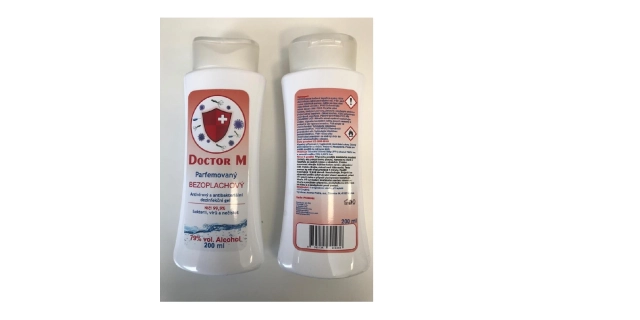 Doctor M 200 ml Biocidní, antivirový a antibakteriální dezinfekční gel, Parfemovaný                                                                                                                                                                       