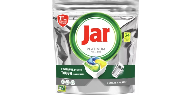 Jar Platinum Kapsle do myčky nádobí 34 ks Lemon                                                                                                                                                                                                           