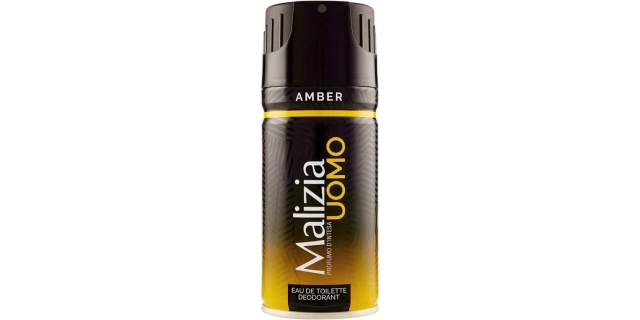 Malizia Deodorant ve spreji UOMO 150 ml Amber                                                                                                                                                                                                             