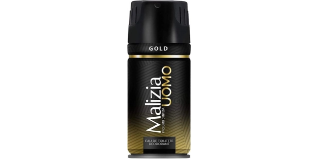 Malizia Deodorant ve spreji UOMO 150 ml Gold                                                                                                                                                                                                              