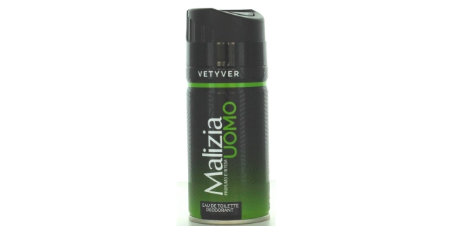 Malizia Deodorant ve spreji UOMO 150 ml Vetyver                                                                                                                                                                                                           