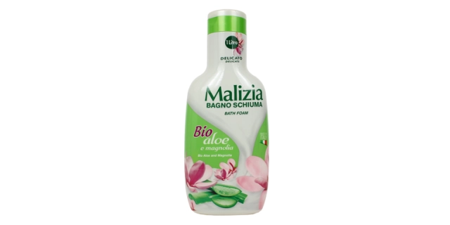 Malizia koupelová a sprchová pěna 1 L Aloe Vera a Magnólie                                                                                                                                                                                                