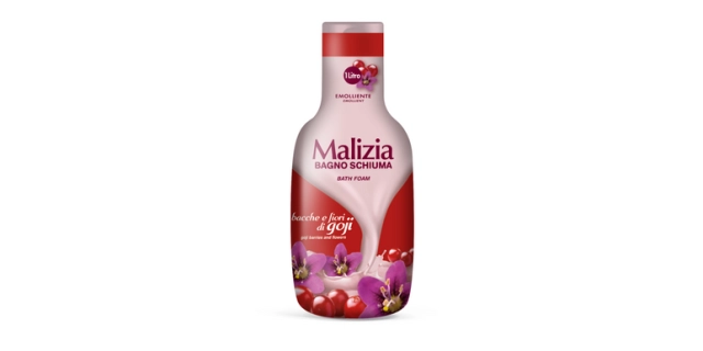 Malizia koupelová a sprchová pěna 1 L Berries and flowers                                                                                                                                                                                                 