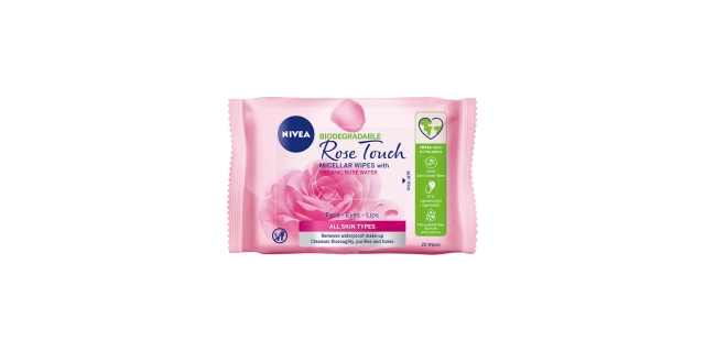 Nivea MicellAIR Rose Touch Odličovací ubrousky 25 ks                                                                                                                                                                                                      