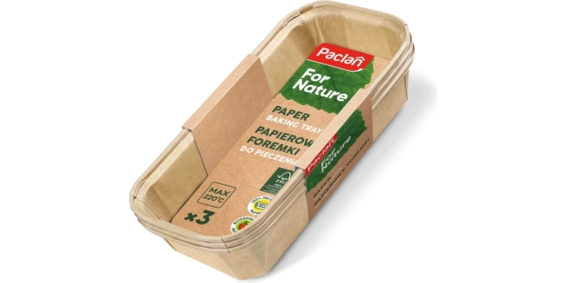Paclan For Nature - Kompostavatelné papírové formy na pečení - 3ks                                                                                                                                                                                        