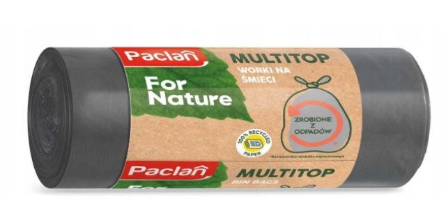 Paclan For Nature - Pytle na odpadky z recyklovaného odpadu 35l - 30ks, 16µ                                                                                                                                                                               