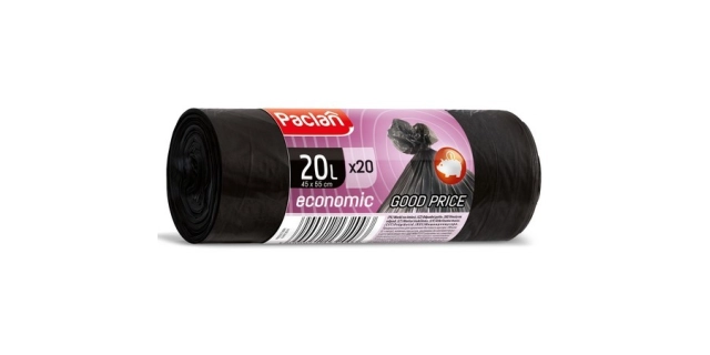 Paclan pytle na odpad ECONOMIC 20L - 20ks, 6,2µ, HDPE                                                                                                                                                                                                     