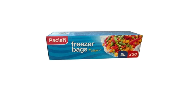Paclan sáčky do mrazáku 3 L - 30ks (krabice)                                                                                                                                                                                                              