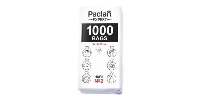 Paclan sáčky svačinové 1000 ks - 9x10x27 cm Č. 2                                                                                                                                                                                                          