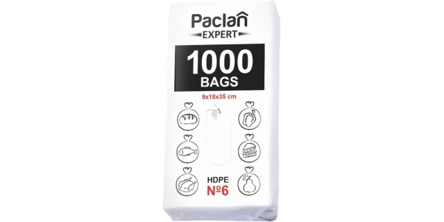 Paclan sáčky svačinové 1000 ks - 9x18x35cm Č. 6                                                                                                                                                                                                           