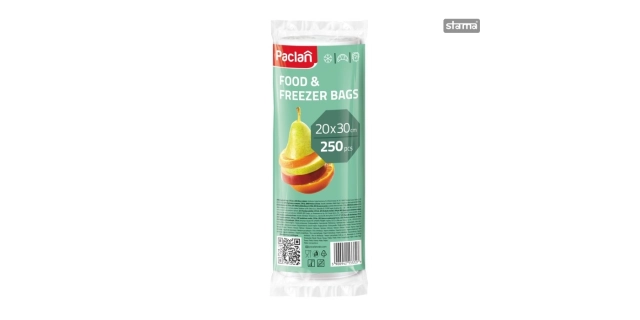 Paclan sáčky svačinové 250ks - rolka 8µ                                                                                                                                                                                                                   