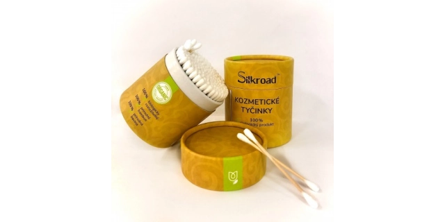 Silkroad bambusové tyčinky do uší 200 ks 100% eko produkt                                                                                                                                                                                                 