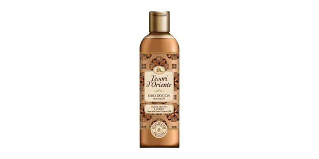 TESORI D'ORIENTE Sprchový olej - Argan and Sweet Cyperus 250 ml                                                                                                                                                                                           