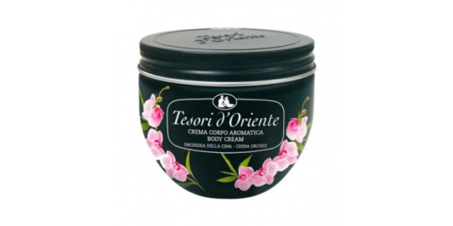TESORI D'ORIENTE Tělový krém 300 ml Orchidea della Cina                                                                                                                                                                                                   