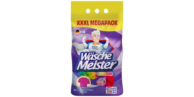 Wasche Meister Prací prášek 10,5kg COLOR (140 praní) MEGA PACK                                                                                                                                                                                            
