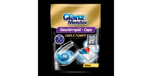 GlanzMeister tablety do myčky Triple Power Ultimate 70 ks                                                                                                                                                                                                 
