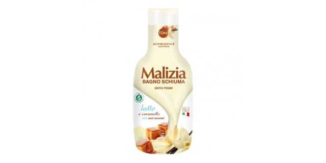 Malizia koupelová a sprchová pěna 1 L Milk and Caramel                                                                                                                                                                                                    