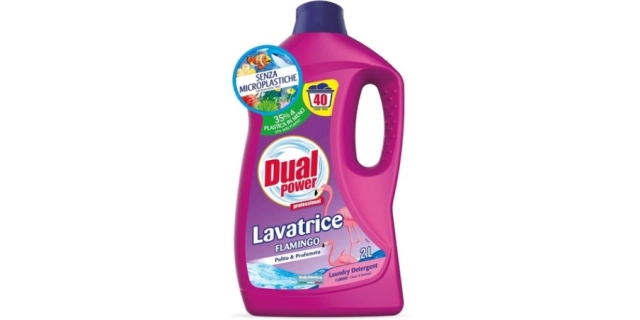 DUAL POWER prací gel 2000 ml FLAMINGO (40 praní)                                                                                                                                                                                                          