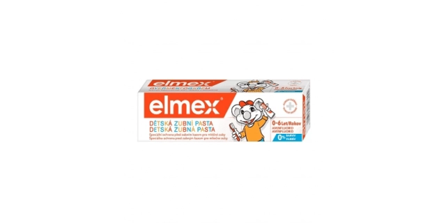 Elmex Dětská zubní pasta (0-6 let) 50 ml                                                                                                                                                                                                                  