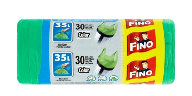 FINO HDPE Pytle Color s uchy 35L - 30ks, 8µ                                                                                                                                                                                                               