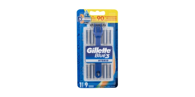 Gillette Blue 3 Hybrid (holící strojek + 9 ks náhradních hlavic)                                                                                                                                                                                          