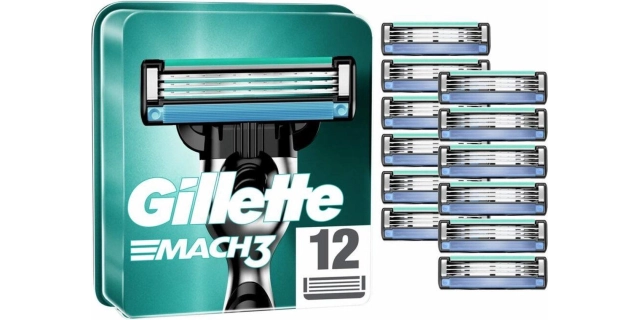 Gillette Mach 3 - 12 náhrad XXL                                                                                                                                                                                                                           